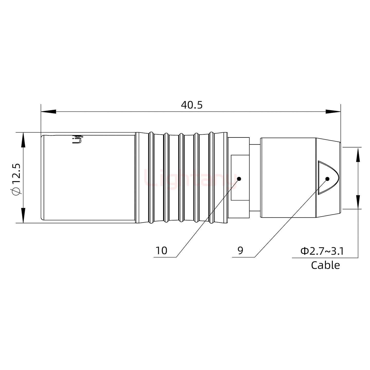 PHG.1B.002.CLLM31推拉自鎖浮動插座