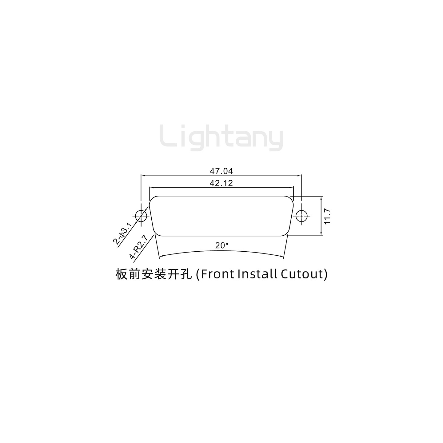 4V4母焊線式/鎖螺絲螺母+防水墊片/大電流40A