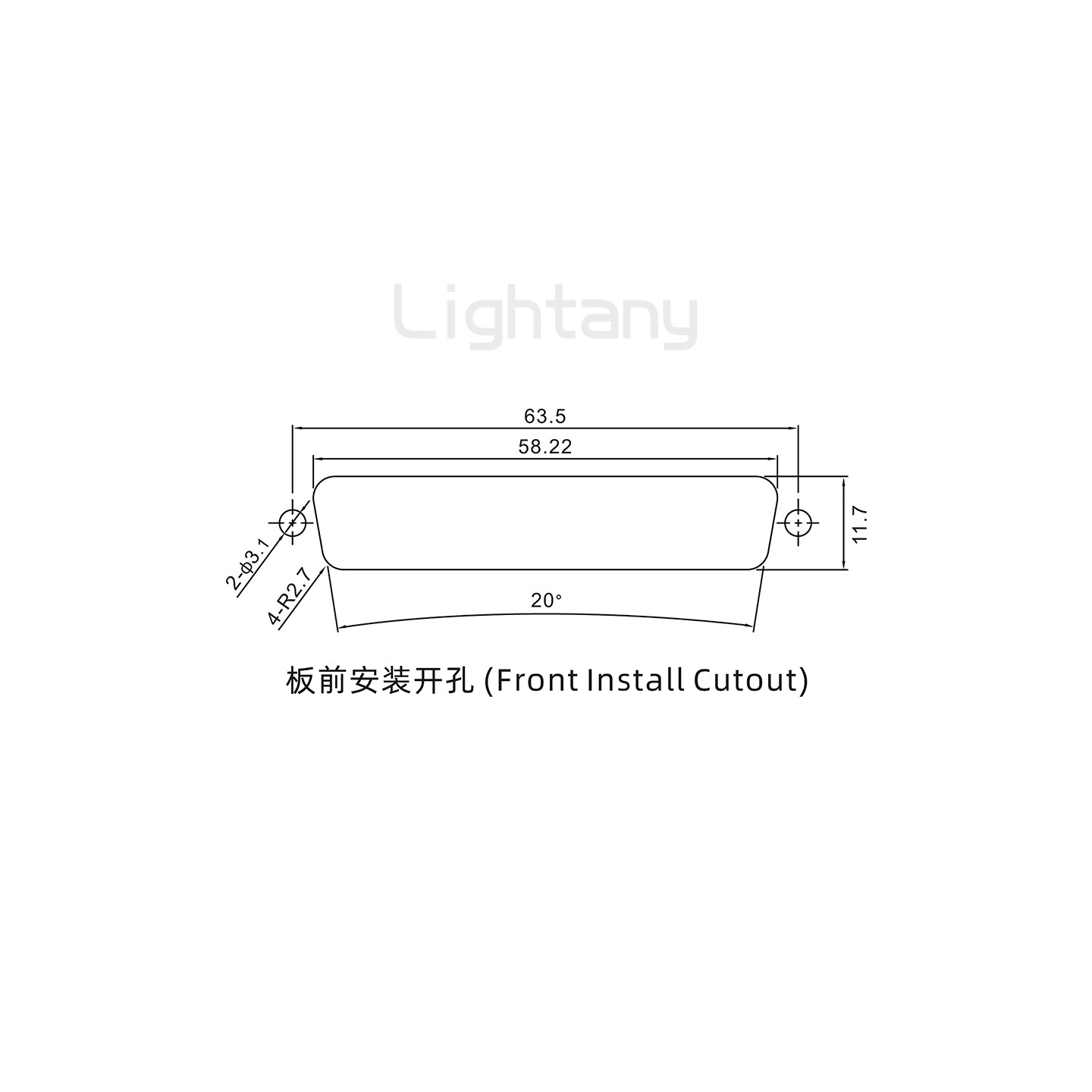 21W4公焊線式/鎖螺絲螺母+防水墊片/大電流40A