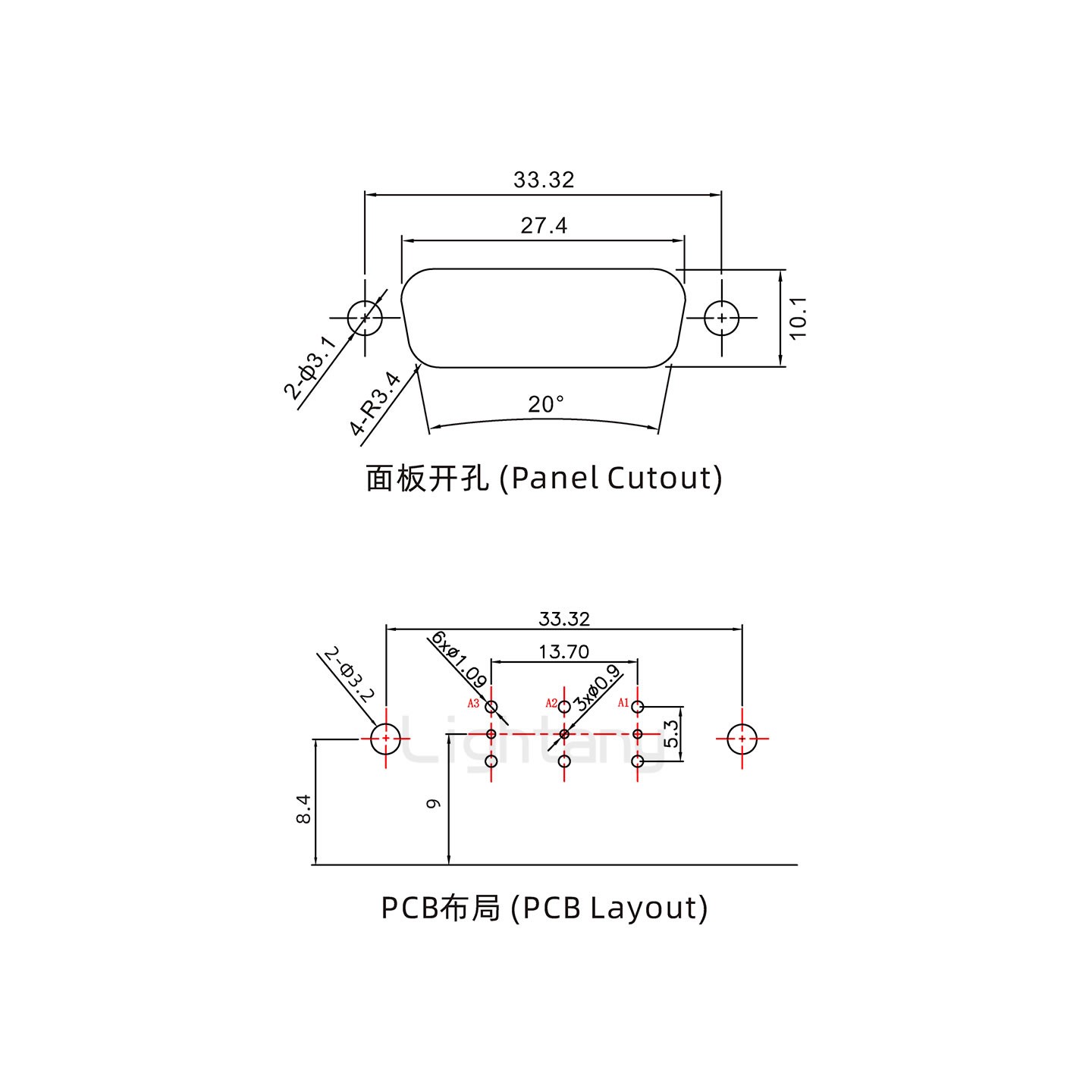 防水3V3母彎插板/鉚支架/鎖螺絲/射頻同軸50歐姆