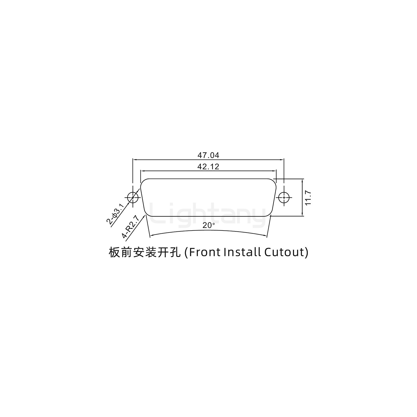 防水4V4母焊線式/鎖螺絲/射頻同軸50歐姆