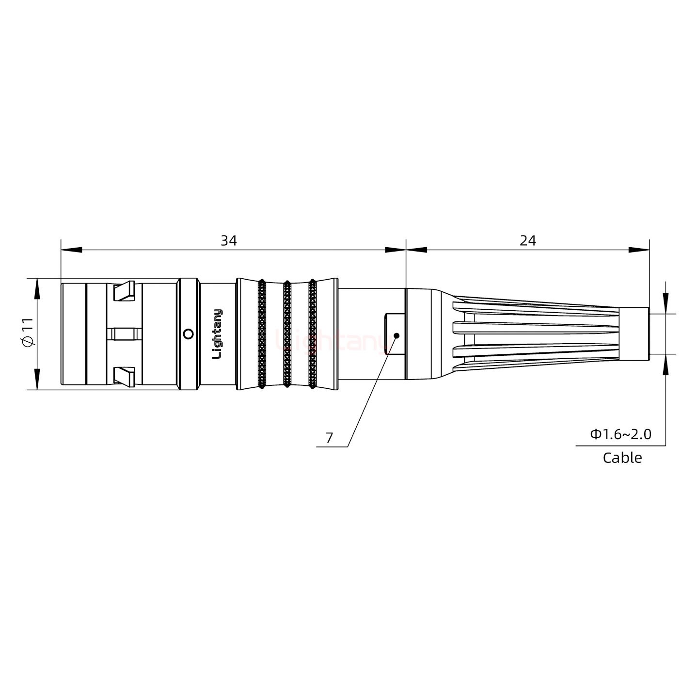 FGG.0K.003.CLAC20Z推拉自鎖帶護(hù)套直式插頭