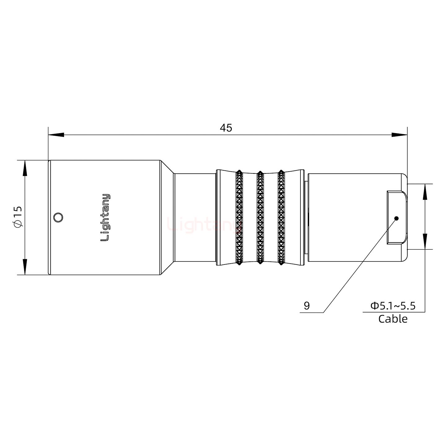 PHG.1K.002.CLAC55推拉自鎖浮動(dòng)插座