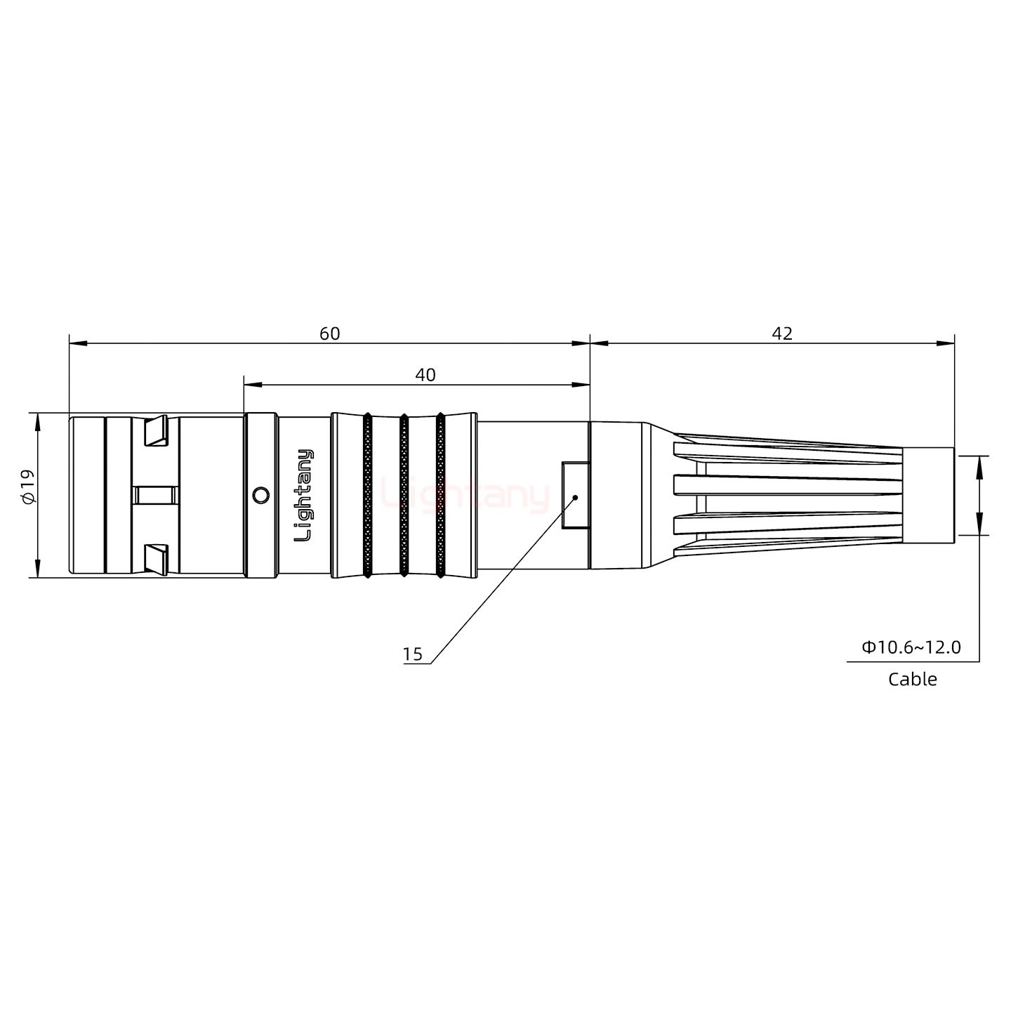 FGG.3K.008.CLAK11Z推拉自鎖帶護套直式插頭