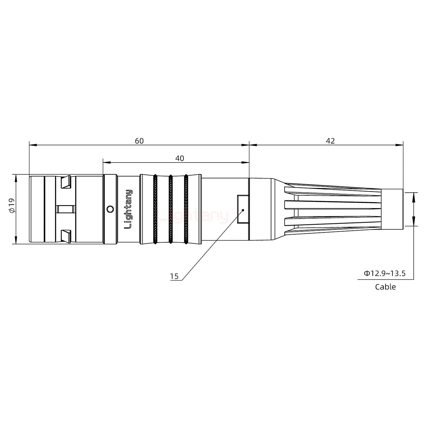 FGG.3K.016.CLAK13Z推拉自鎖帶護(hù)套直式插頭